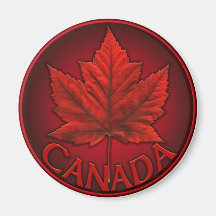 Hoja de arce de Canadá del imán del refrigerador d