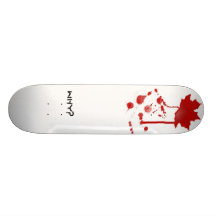 hoja de la sangre monopatin personalizado