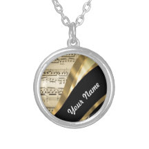 Hoja de música elegante colgante