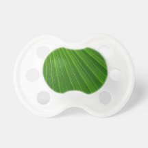 Hoja de palma chupete de bebe