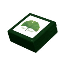 Hoja del Gingko Caja De Recuerdo