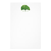 Hoja del Gingko Papelería De Diseño