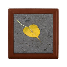 Hoja del otoño cajas de regalo
