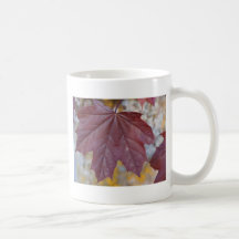 Hoja del otoño taza