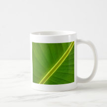 Hoja del plátano taza de café