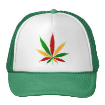 hoja del pote del rasta gorras