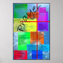 Hoja del rezo posters