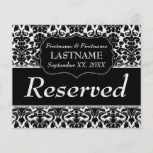 Hoja reservada del número de la tabla del boda tarjetas publicitarias