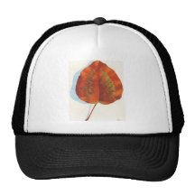 HOJA ROJA, GRANDE GRANDE GORRAS DE CAMIONERO