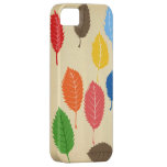 hojas coloreadas en el papel iPhone 5 Case-Mate protectores