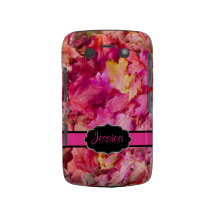 Hojas de arce/caída de las rosas fuertes de PixDez Blackberry Bold Protector