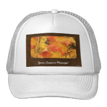 Hojas de otoño 5 gorro de camionero