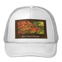 Hojas de otoño 6 gorras de camionero