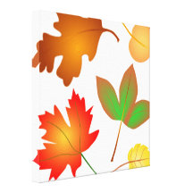 HOJAS DE OTOÑO IMPRESIONES EN LIENZO ESTIRADAS