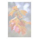Hojas de otoño papelería de diseño