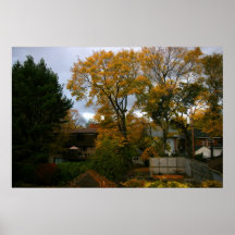Hojas de otoño impresiones