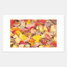 Hojas de otoño rectangular altavoz