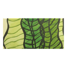 hojas del verde tarjetas personales con fotos