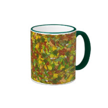 HOJAS TAZA DE CAFÉ