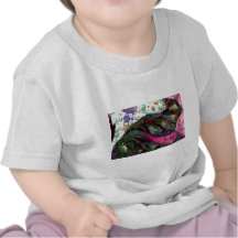 hojas verde oscuro camisetas