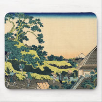 Hokusai: Fuji visto del paso de Mishima alfombrillas de raton 