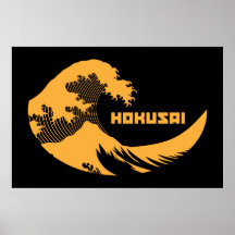 Hokusai - la gran onda poster