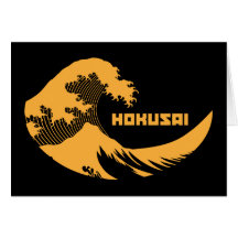 Hokusai - la gran onda tarjeton