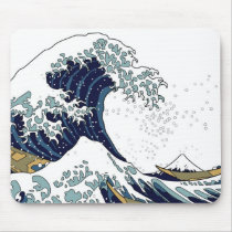 Hokusai's wave alfombrillas de raton 