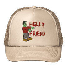 Hola camisetas espeluznantes de Frankenstein del a Gorros