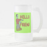 Hola camisetas espeluznantes de Frankenstein del a Tazas