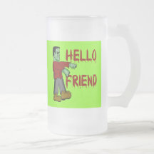 Hola camisetas espeluznantes de Frankenstein del a Tazas