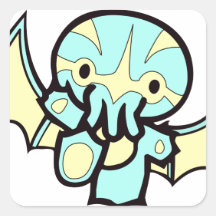 Hola Cthulhu Colcomanias Cuadradass
