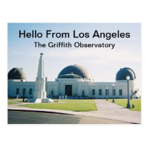 Hola de la postal de Los Ángeles