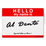 hola dente del al tarjetas