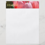 ¡Hola! El tulipán rosado de papel de los aviadores Flyer A Todo Color