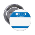 Hola mi nombre es - azul pins