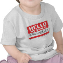 Hola mi nombre es camisetas