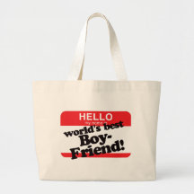 Hola mi nombre es el mejor novio del mundo bolsa