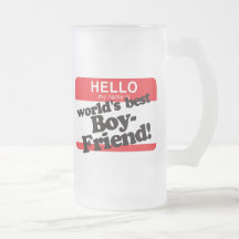 Hola mi nombre es el mejor novio del mundo taza de café