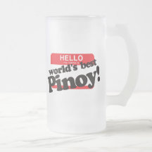 Hola mi nombre es mejor Pinoy del mundo Taza