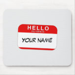 Hola mi nombre es Mousepad Tapetes De Ratones