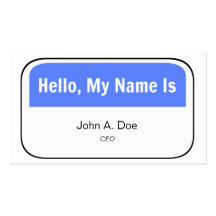 Hola, mi nombre es tarjeta de visita