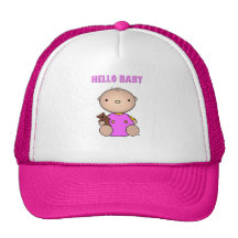 Hola niña gorras