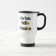Hola pensión de retiro taza