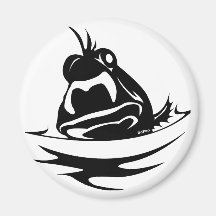 Hola pescados iman de nevera