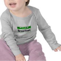 Hola, soy… Nametag brasileño Camisetas