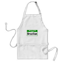 Hola, soy… Nametag brasileño Delantal