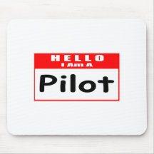 Hola, soy… un Nametag experimental Alfombrilla De Raton
