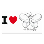 Hola tarjeta de visita de Butterfly®