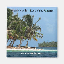 Holandes del oeste, Kuna Yala, Panamá Imanes De Nevera